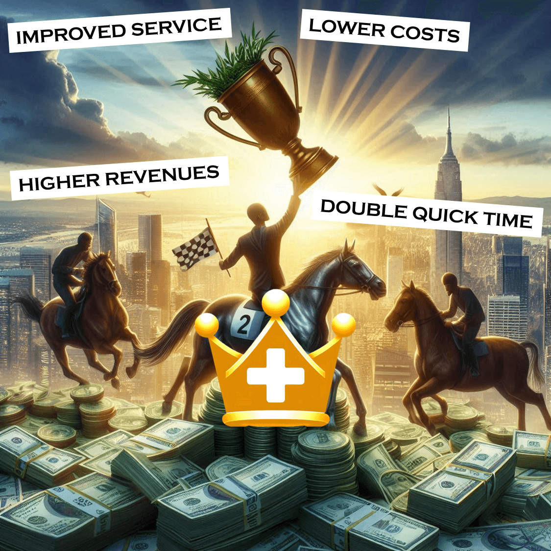 Triple Crown = Improevd Service, Lower Costs, Higher Revenues in Double Quick Time